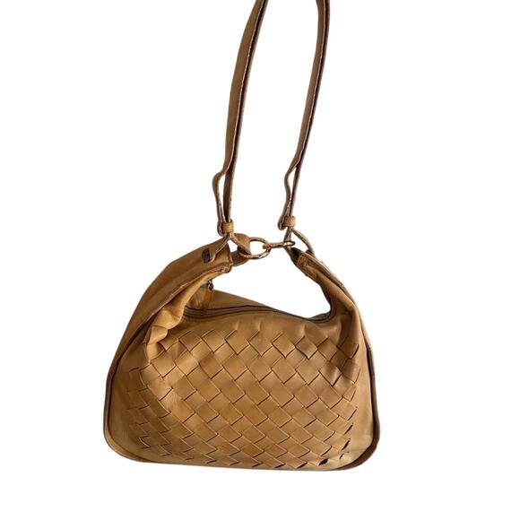 Bottega Veneta Intrecciato Beige/Brown Leather Crossbody – Rare Medium - Picture 11 of 11